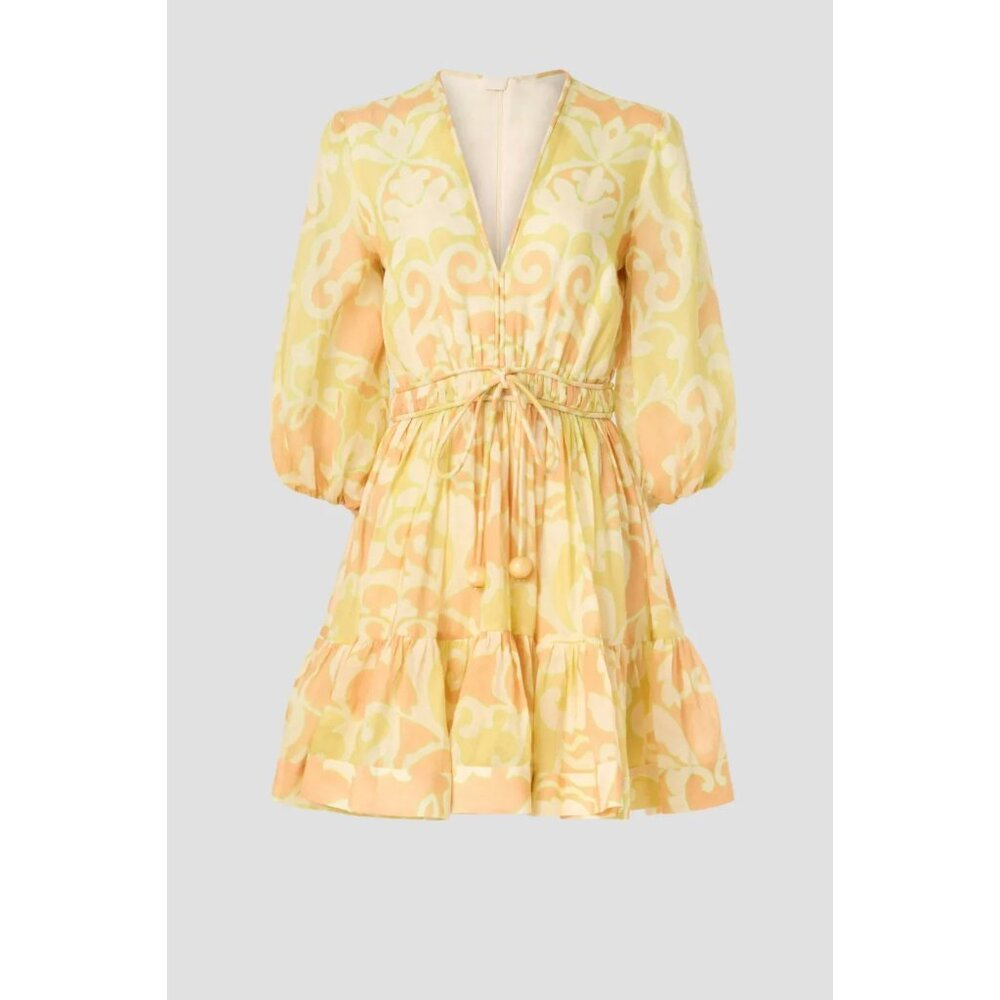 Alexis Capri Yellow Mini Dress – Women’s Size L (Retails $598) - Picture 9 of 16